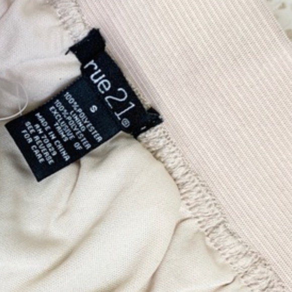 Rue21 Nude Tulle Sparkle Circle Skirt - Picture 7 of 8